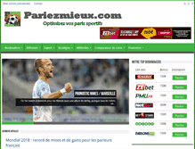 Tablet Screenshot of pariezmieux.com